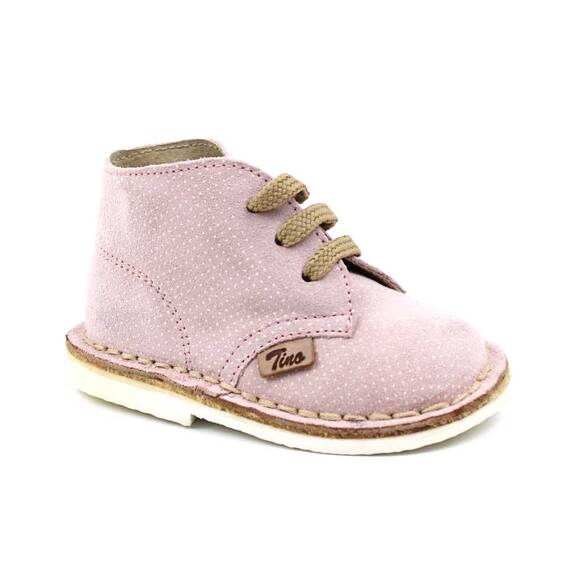 Ghete usoare , pentru copii , din piele naturala intoarsa , PRIMII PASI 445-ROZ, Culoare (12): Roz, Marime (12): 22 - - Roveli