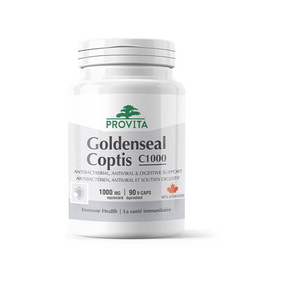 Goldenseal Coptis C 1000 mg Forte 90 capsule Provita Nutrition - - Roveli