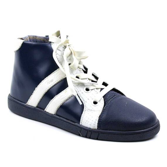 ​Ghete sport, de dama , captusite, din piele naturala  3197-BLEUMARIN, Culoare (12): Alb, Bleumarin, Marime (12): 36** - - Roveli