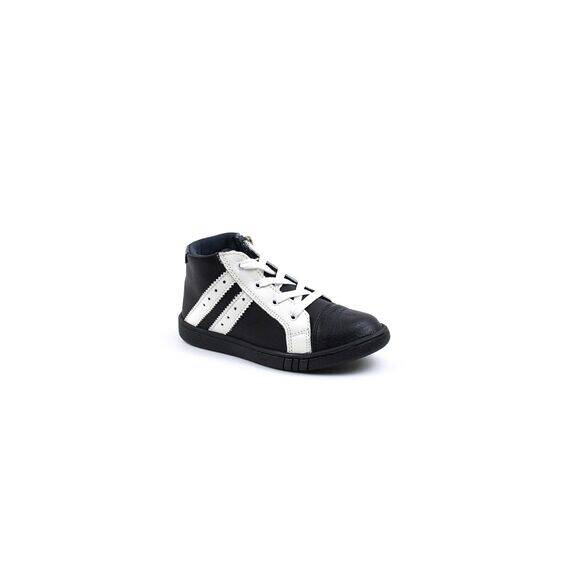 ​Ghete sport, de dama , captusite, din piele naturala  3197-NEGRU/ALB, Culoare (12): Alb, Negru, Marime (12): 38** - - Roveli