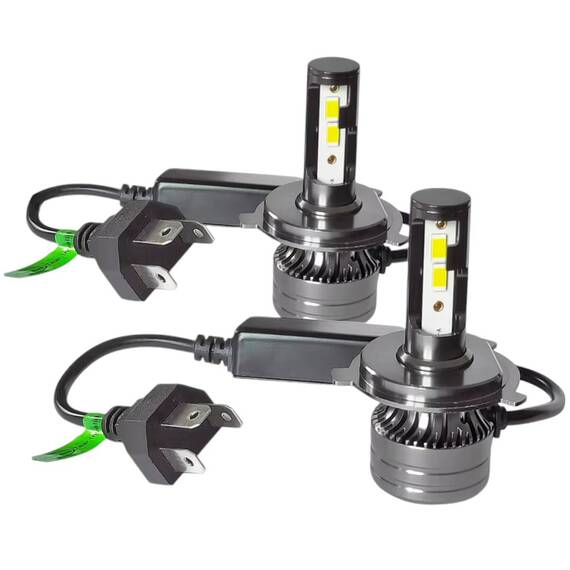 Set 2 becuri auto LED V68 H4, 180W/set, 16000lm, 12V, canbus - - Roveli