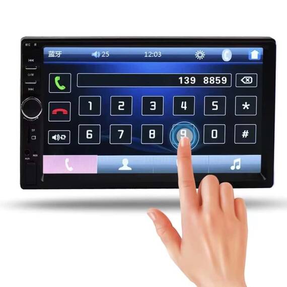 MP5 Player auto BT/USB/FM/SD/FM, ecran tactil 7 inch, 4x45W, 12V - 3- Roveli