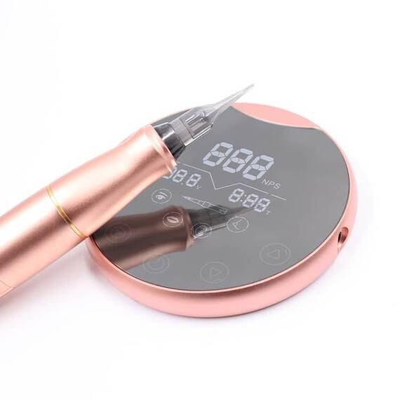 Aparat digital micropigmentare P90 - Rose Gold - - Roveli