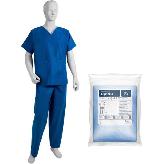 Costum unica folosinta Albastru- Pijama, Marime (217): (M) - - Roveli