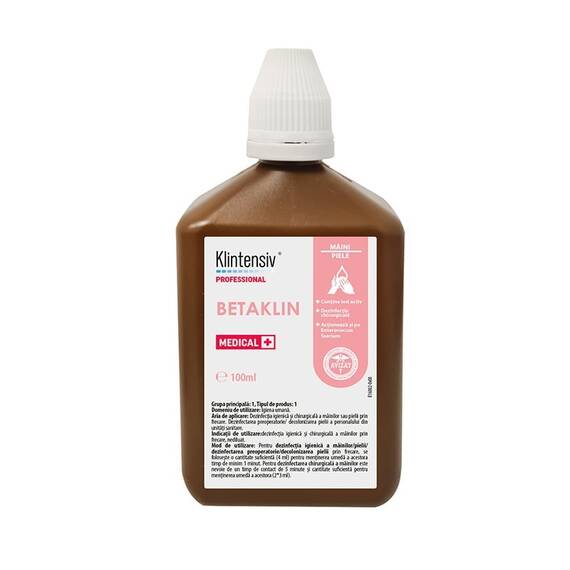 BETAKLIN – Dezinfectant pentru tegumente, 100 ML - - Roveli