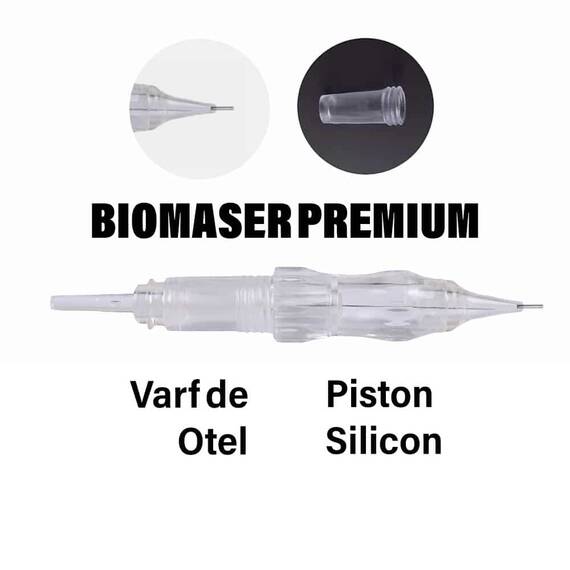 Ac Micropigmentare, BioMaser, 1R Premium, 0.18mm, Varf Otel Pentru Precizie Maxima - - Roveli