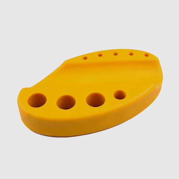 Suport capacele pigmenti si dermograf din SILICON - Galben - - Roveli