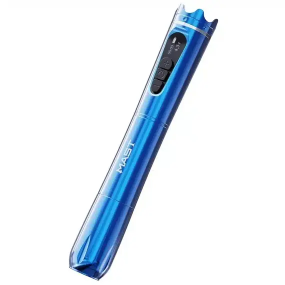 Aparat digital micropigmentare Mast Crown cu acumulator - Blue - - Roveli