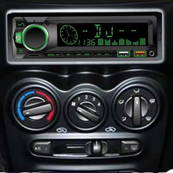 Radio MP3 player auto 8289, BT/USB/AUX/FM, 4x60W, 1DIN, LCD, 12V - 5- Roveli