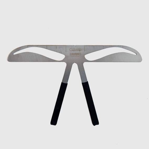 Rigla metalica masurat sprancene, diferite forme - Classic - - Roveli