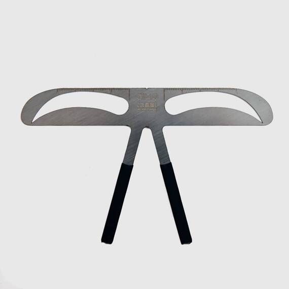 Rigla metalica masurat sprancene, diferite forme - Meteor - - Roveli