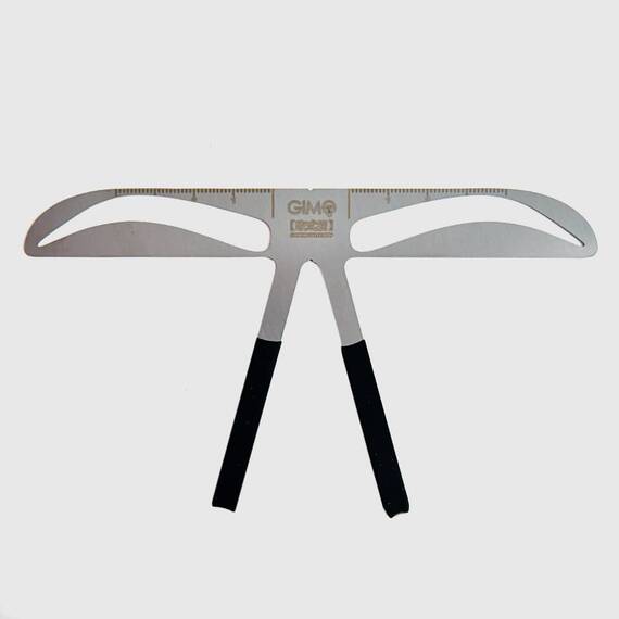 Rigla metalica masurat sprancene, diferite forme - European - - Roveli