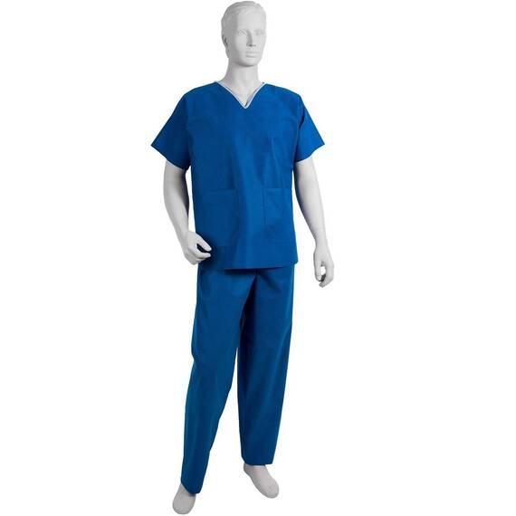 Costum unica folosinta Albastru- Pijama, Marime (217): 2XL - - Roveli