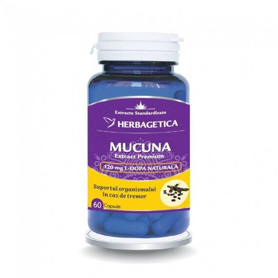 Mucuna 60 capsule Herbagetica - - Roveli
