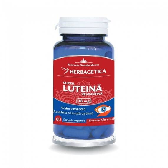 Super Luteina Zeaxantina 60 capsule Herbagetica - - Roveli