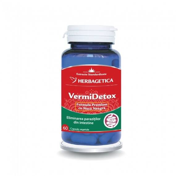 VermiDetox 60 capsule Herbagetica - - Roveli