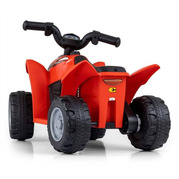 ATV electric pentru copii licenta Honda 18-36 Luni cu sunete si lumini, Red - 4- Roveli
