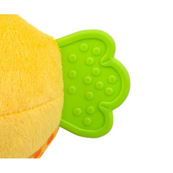 Jucarie din plus pentru agatat, fosnaie si vibreaza, Baby Fish Yellow - 5- Roveli