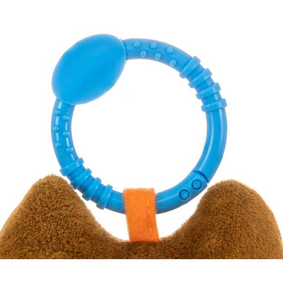 Jucarie din plus pentru agatat, cu clopotel, Happy Owl Brown - 5- Roveli