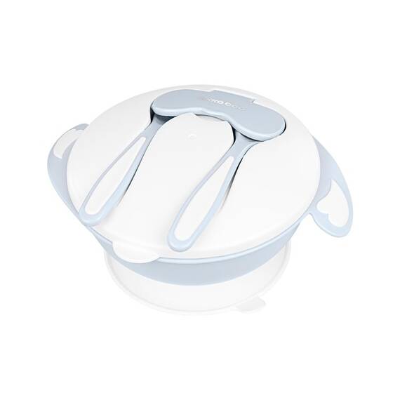 Castron cu ventuza multifunctional 4in1, Blue - - Roveli