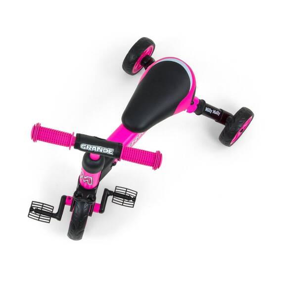 Tricicleta pliabila, transformabila in Bicicleta fara pedale, Grande Pink - 7- Roveli