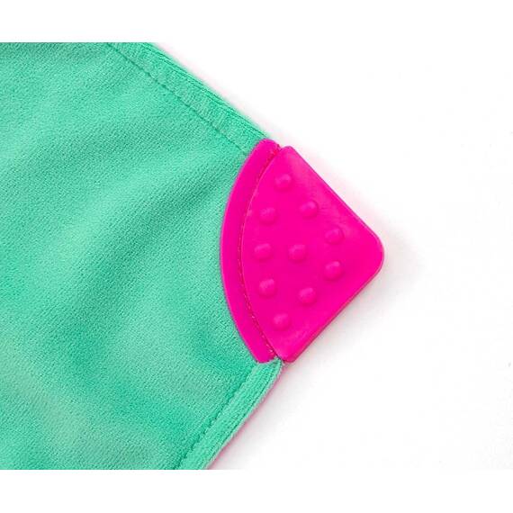 Jucarie din plus, fosnaitoare si functie dentitie, Blanky Pink - 5- Roveli