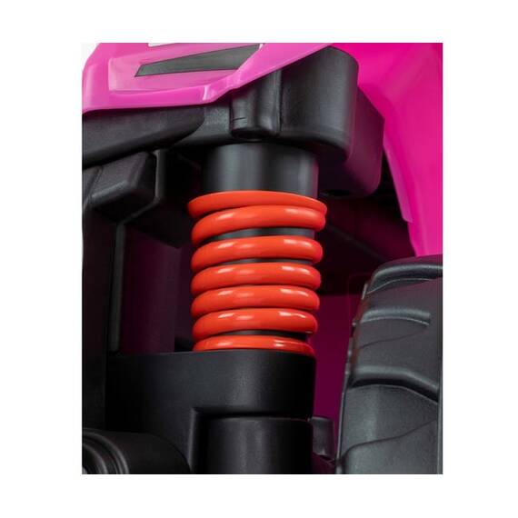 ATV electric pentru copii licenta Honda 18-36 Luni cu sunete si lumini Pink - 7- Roveli