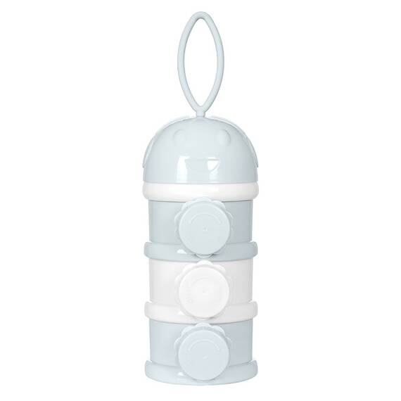 Recipient pentru lapte praf cu 3 compartimente, Blue - - Roveli