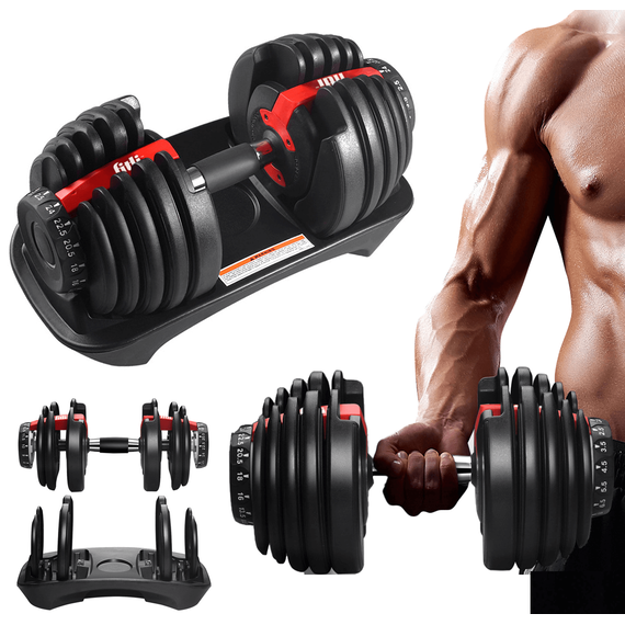 Gantera reglabila 24kg - - Roveli