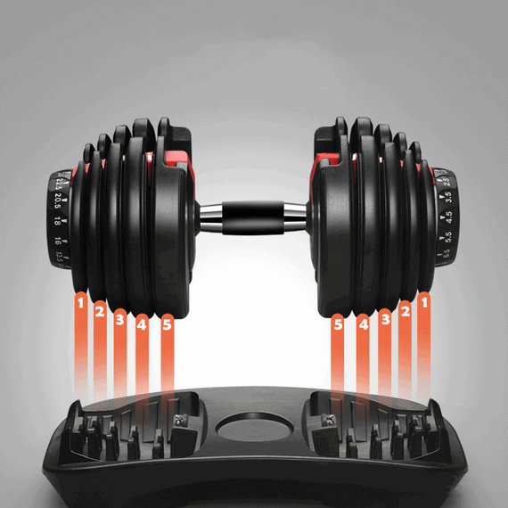 Gantera reglabila 24kg - 4- Roveli