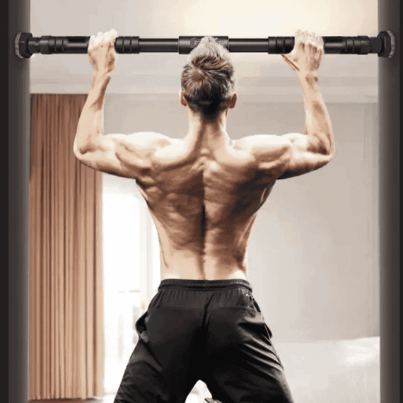 Bara de tractiuni pentru usa,multifunctionala, manere din spuma, Negru - 9- Roveli