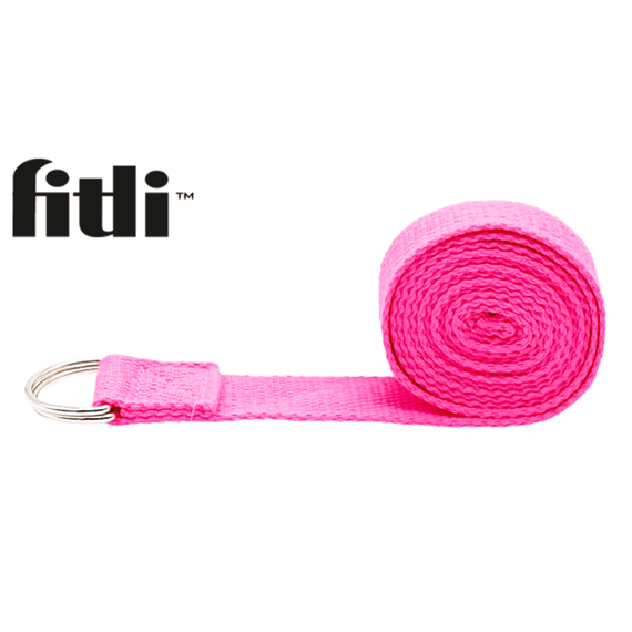 Curea de Yoga pentru exercitii de intensitate puternica, 300 cm,  Roz - 13- Roveli