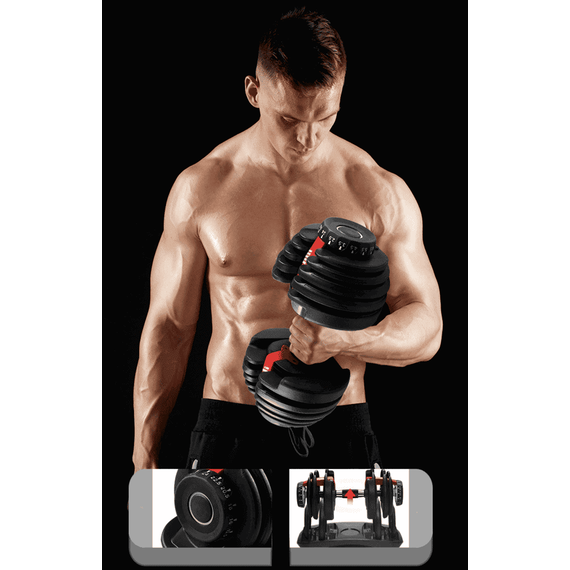 Gantera reglabila 24kg - 8- Roveli