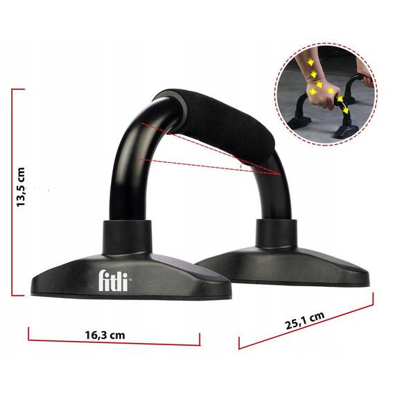 Set 2 Manere pentru Flotari si Exercitii Fitness, Push Up Bar, Yoga, Fitness, Fitli - 13- Roveli