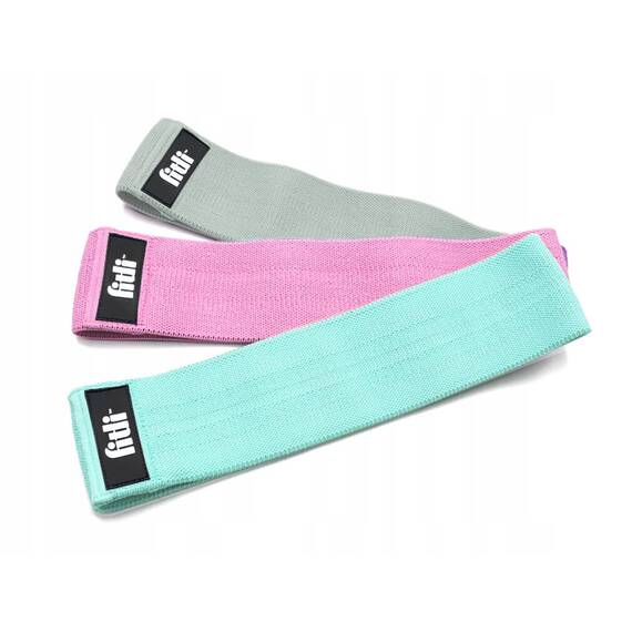 Set 3 benzi elastice din material textil, diferite niveluri de dificultate, Level 1 - 2- Roveli