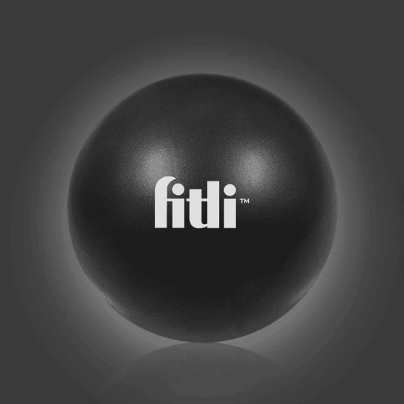 Minge fitness 22cm,FitLi,  pentru exercitii gimnastica, aerobic, pilates, recuperare, pompa inclusa, Negru - 9- Roveli