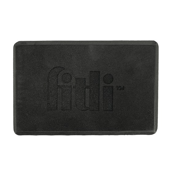 Cub pentru Yoga si Pilates, Fitness block , 23x15cm,FitLi, Negru - 3- Roveli