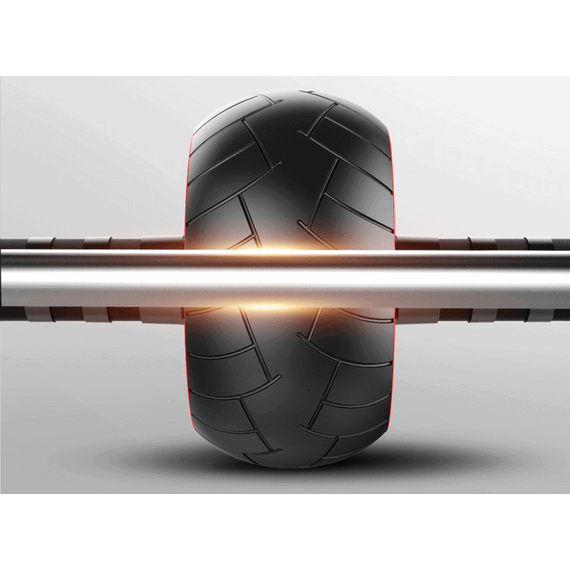 Roata fitness pentru abdomene, Ab Wheel, 33x20 cm cu saltea din spuma Eva 33, 5x17x0, 8 cm, FitLi - 3- Roveli