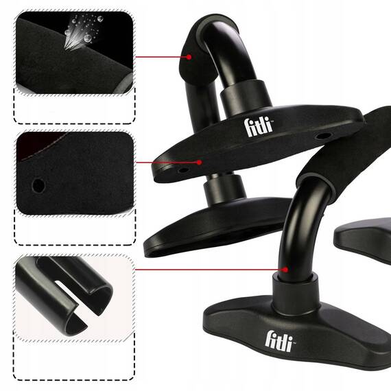 Set 2 Manere pentru Flotari si Exercitii Fitness, Push Up Bar, Yoga, Fitness, Fitli - 5- Roveli