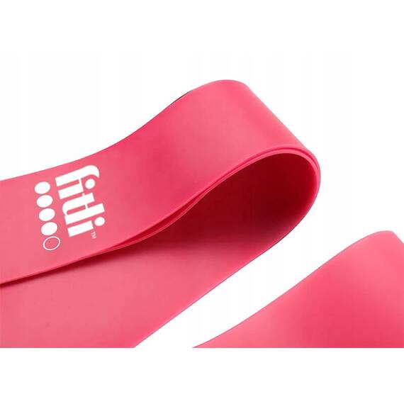 Set 5 benzi elastice cu diferite niveluri de dificultate,FitLi, Multipink - 10- Roveli