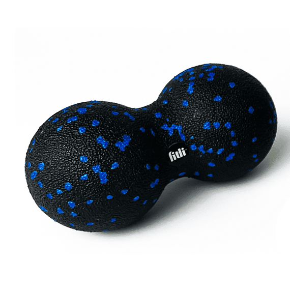Set accesorii pentru masaj cu rola si mingii, Fitli, Albastru - 4- Roveli