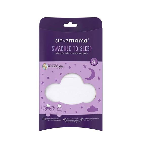 Sistem de infasare pentru bebelusi 0-3 luni white Clevamama 3403 - - Roveli