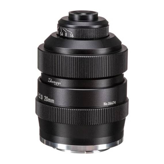 Obiectiv manual Mitakon 20mm F2. pentru camerele cu montura FujiFilm X-mount DESIGILAT - - Roveli