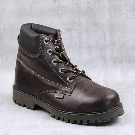 Bocanci imblaniti , unisex , din piele naturala 2348-MARO20, Culoare (12): Maro, Marime (12): 36 - - Roveli