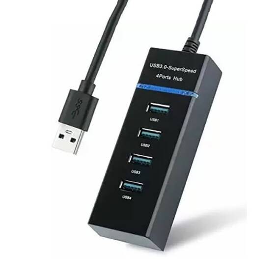 Hub 4 port USB 3.0, Q303, LED - 2- Roveli