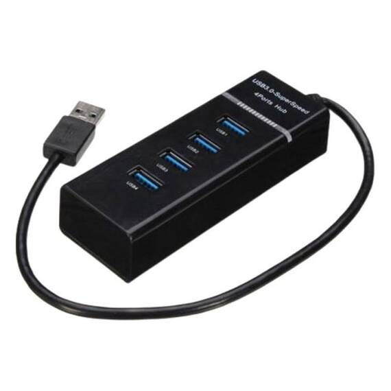 Hub 4 port USB 3.0, Q303, LED - 3- Roveli