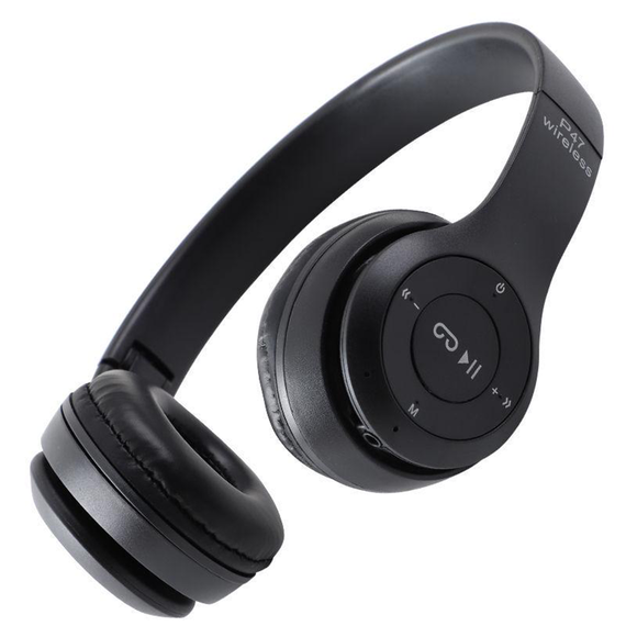 Casti wireless P47, microfon, slot SD, Bluetooth - 4- Roveli
