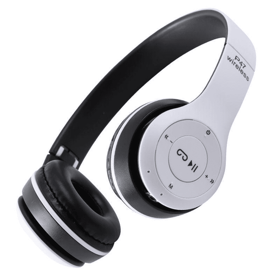 Casti wireless P47, microfon, slot SD, Bluetooth - 8- Roveli