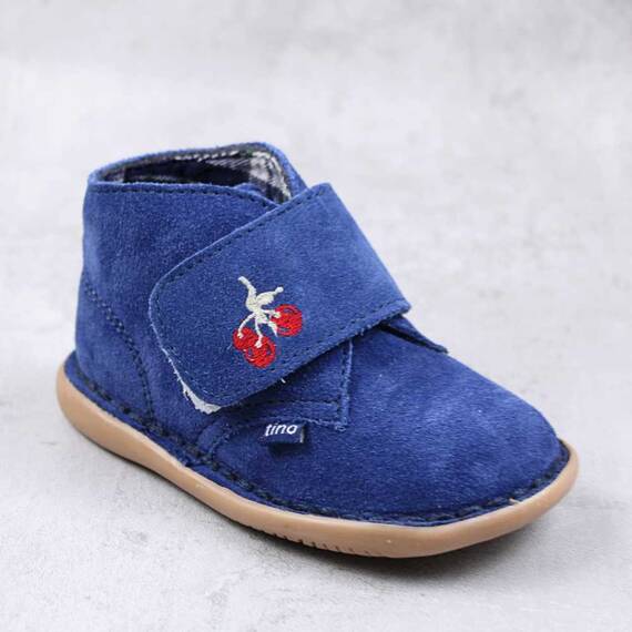 Ghete usoare , pentru copii , din piele naturala intoarsa , PRIMII PASI 3123-ALBASTRU, Culoare (12): Albastru, Marime (12): 21 - - Roveli