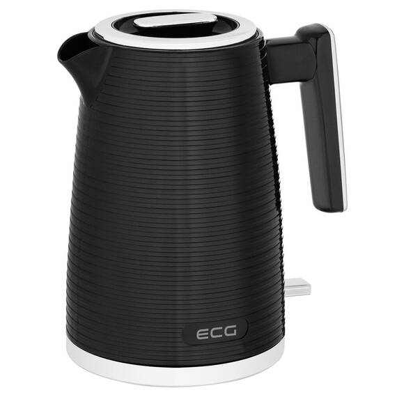 Fierbator electric ECG RK 1751 Stripe, 2200 W, 1.7 litri, negru - - Roveli